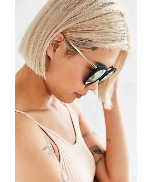 quay(キー)の「Quay X Chrisspy Jetlag Sunglasses(サングラス・レディース・Black・ONE SIZE)」の3枚目の写真