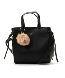 archives | フェイクファーチャーム付き合皮バッグ(ハンドバッグ)