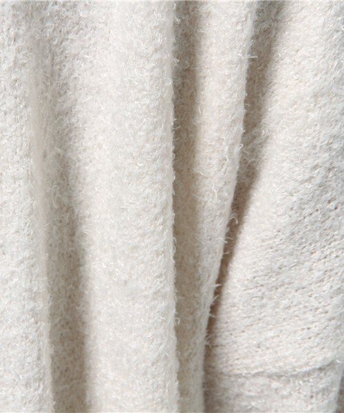 archives（アルシーヴ）の「フェザーロングトッパー（カーディガン/ボレロ・レディース・オフホワイト/グレー/ネイビー・MEDIUM）」の11枚目の写真