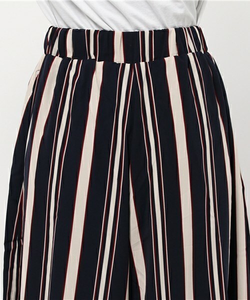 INTERPLANET（インタープラネット）の「マルチストライプスカンツ（その他パンツ・レディース・ブラック/ネイビー・FREE）」の6枚目の写真