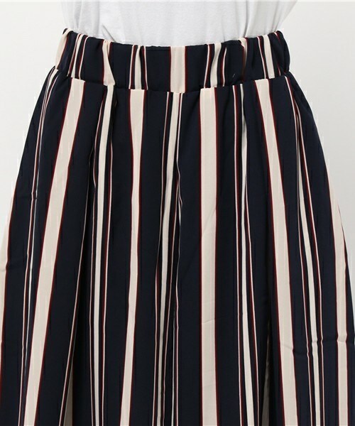 INTERPLANET（インタープラネット）の「マルチストライプスカンツ（その他パンツ・レディース・ブラック/ネイビー・FREE）」の11枚目の写真