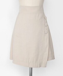 DHOLIC | 3ボタンラップミニAラインスカート(スカート)