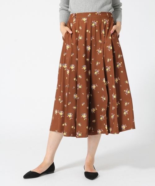 LOWRYS FARM（ローリーズファーム）の「ＪＺアソートハナガラスカーチョ（パンツ・ブラック/グレー/ブラウン・F）」の3枚目の写真