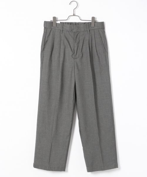 RAGEBLUE（レイジブルー）の「TWワイドパンツ（パンツ・ブラック/グレー/ブラウン・S/M/L）」の2枚目の写真