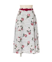 an another angelus | ローズレター柄フレアースカート/an another angelus(スカート)