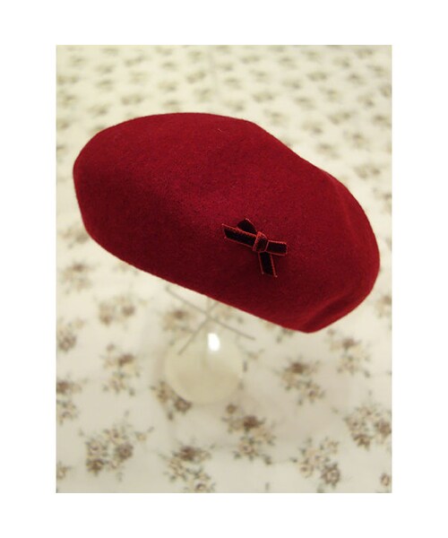 F i.n.t(フィント)の「プチリボンベレー/F i.n.t(ハンチング/ベレー帽・レディース・その他)」の1枚目の写真