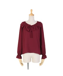 an another angelus | ラッフル衿プルオーバーブラウス/an another angelus(シャツ/ブラウス)