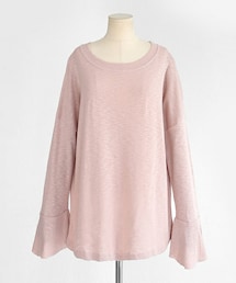 DHOLIC | フレアカフスドロップショルダーTシャツ(Tシャツ/カットソー)