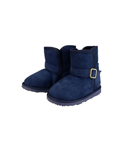 BRANSHES（ブランシェス）の「ベルト付きボアブーツ（スニーカー・キッズ・ネイビーブルー/キャメル/ブラック・13-21）」の3枚目の写真