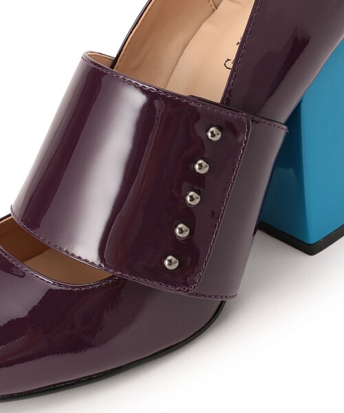 G.V.G.V.(ジーヴィージーヴィー)の「CHUNKY HEEL STRAP PUMPS(シューズ・レディース・GREEN/PURPLE・S/M/L)」の7枚目の写真