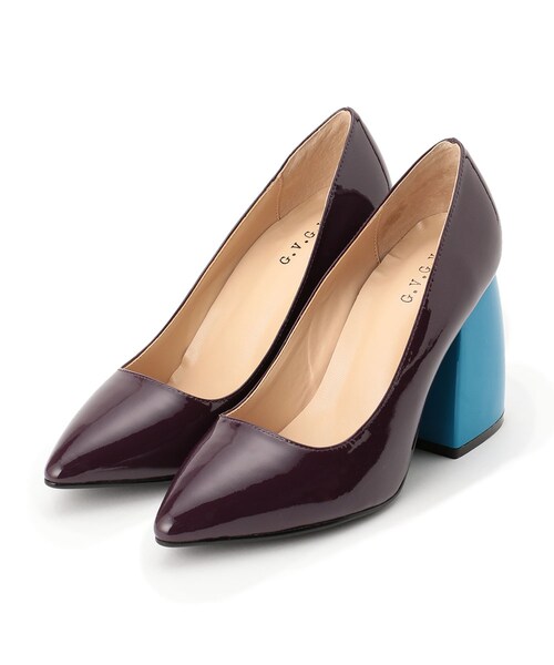 G.V.G.V.(ジーヴィージーヴィー)の「CHUNKY HEEL STRAP PUMPS(シューズ・レディース・GREEN/PURPLE・S/M/L)」の9枚目の写真