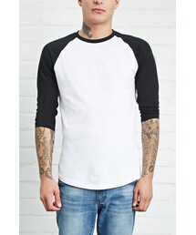 FOREVER 21 | [MEN]コットンラグランTシャツ(トップス)