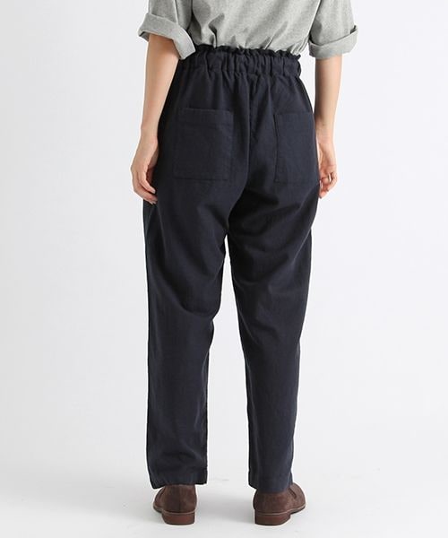 studio CLIP（スタディオクリップ）の「コットンリネンストレッチワイドパンツ（パンツ・スモーク/ベージュ/カーキ/ネイビー・M/L）」の7枚目の写真