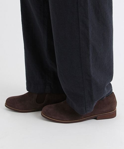 studio CLIP（スタディオクリップ）の「コットンリネンストレッチワイドパンツ（パンツ・スモーク/ベージュ/カーキ/ネイビー・M/L）」の10枚目の写真