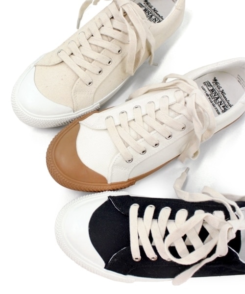 RNA-N（アールエヌエーエヌ）の「＜予約＞キャンバススニーカー（シューズ・レディース・ホワイト/ブラック/キナリ・S/M）」の12枚目の写真