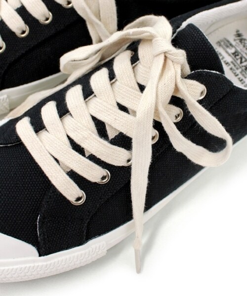 RNA-N（アールエヌエーエヌ）の「＜予約＞キャンバススニーカー（シューズ・レディース・ホワイト/ブラック/キナリ・S/M）」の8枚目の写真