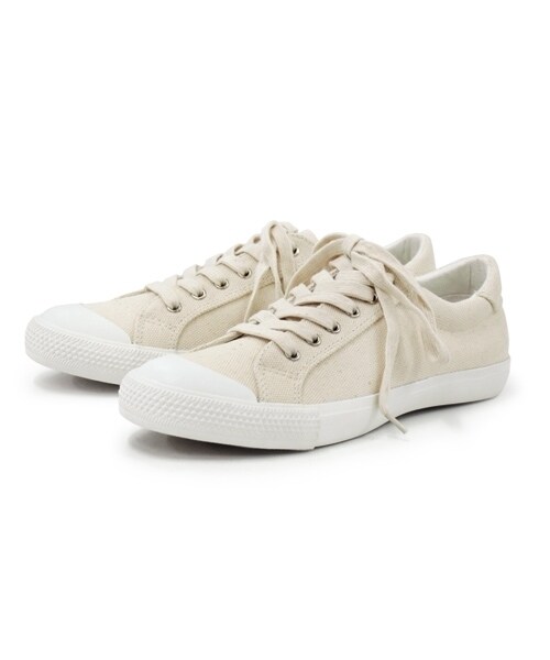 RNA-N（アールエヌエーエヌ）の「＜予約＞キャンバススニーカー（シューズ・レディース・ホワイト/ブラック/キナリ・S/M）」の3枚目の写真
