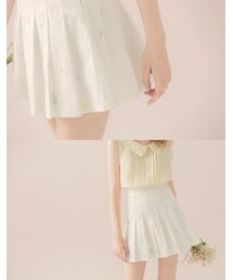 PAZZO | ALICE繽紛俏皮百褶裙(その他)