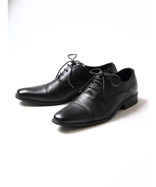 JACKROSE(ジャックローズ)の「×Luv maison PUプレーンシューズ(シューズ・メンズ・ブラック/ブラック×ブラック/ブラウン・M/L)」の1枚目の写真