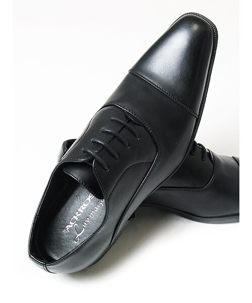 JACKROSE(ジャックローズ)の「×Luv maison PUプレーンシューズ(シューズ・メンズ・ブラック/ブラック×ブラック/ブラウン・M/L)」の7枚目の写真