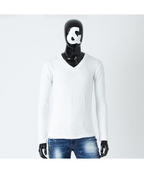 CALL&RESPONSE(コールアンドレスポンス)の「メランジVネック長袖TEE/CALL&RESPONSE / 162-1321-09(Tシャツ/カットソー・メンズ・その他)」の7枚目の写真