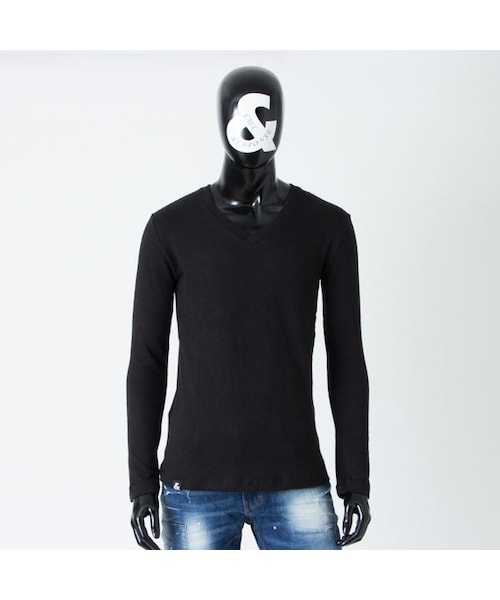 CALL&RESPONSE(コールアンドレスポンス)の「メランジVネック長袖TEE/CALL&RESPONSE / 162-1321-09(Tシャツ/カットソー・メンズ・その他)」の3枚目の写真