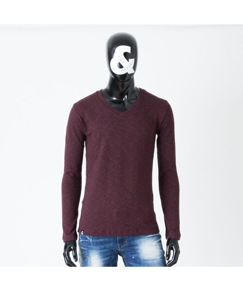 CALL&RESPONSE(コールアンドレスポンス)の「メランジVネック長袖TEE/CALL&RESPONSE / 162-1321-09(Tシャツ/カットソー・メンズ・その他)」の9枚目の写真