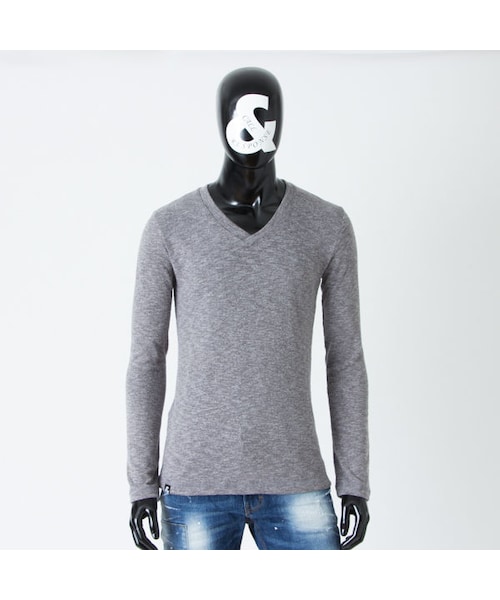 CALL&RESPONSE(コールアンドレスポンス)の「メランジVネック長袖TEE/CALL&RESPONSE / 162-1321-09(Tシャツ/カットソー・メンズ・その他)」の8枚目の写真