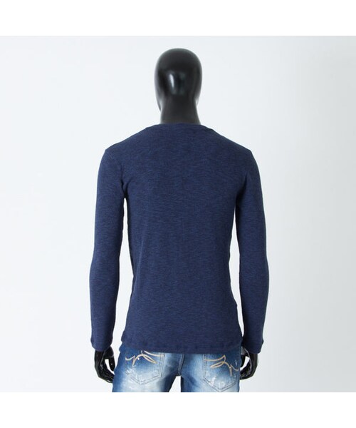 CALL&RESPONSE(コールアンドレスポンス)の「メランジVネック長袖TEE/CALL&RESPONSE / 162-1321-09(Tシャツ/カットソー・メンズ・その他)」の6枚目の写真