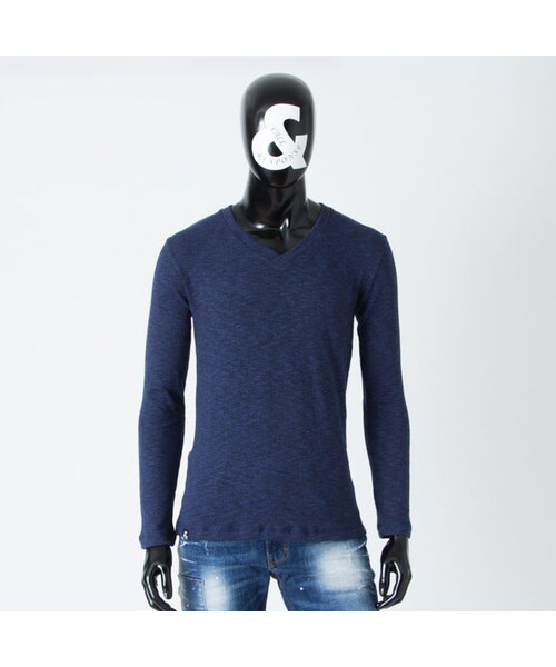 CALL&RESPONSE(コールアンドレスポンス)の「メランジVネック長袖TEE/CALL&RESPONSE / 162-1321-09(Tシャツ/カットソー・メンズ・その他)」の5枚目の写真