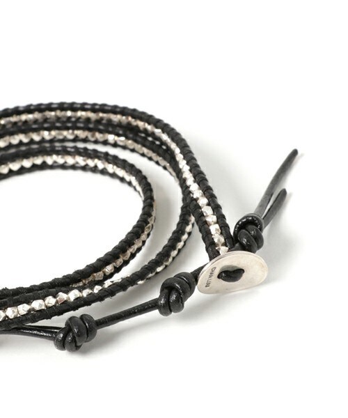 CHAN LUU(チャンルー)の「CHAN LUU-02BR0630ZZ-3ラップブレスレット(ブレスレット・メンズ・ブラック・FREE)」の2枚目の写真