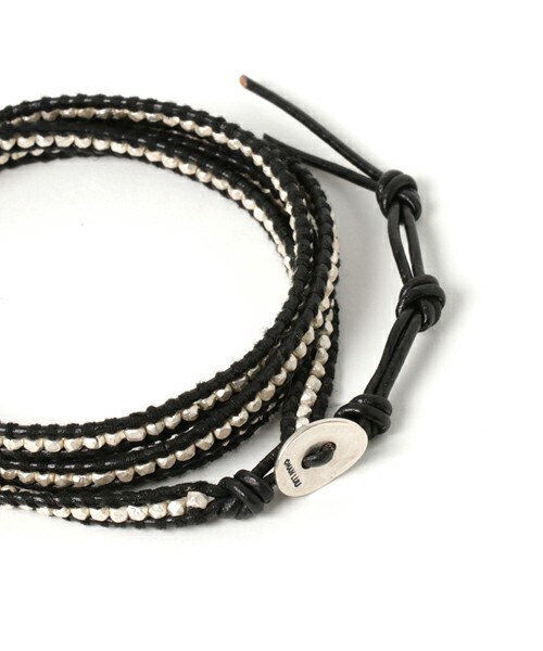 CHAN LUU（チャンルー）の「CHAN LUU-02BR0600ZZ-5ラップブレスレット（ブレスレット・メンズ・ブラック・FREE）」の2枚目の写真