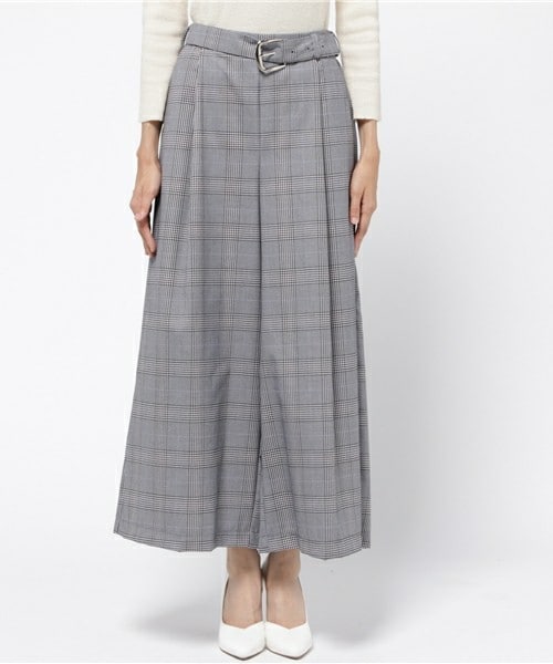 archives（アルシーヴ）の「ベルト付ワイドパンツ（その他パンツ・レディース・チャコールグレー/モカ・MEDIUM）」の3枚目の写真