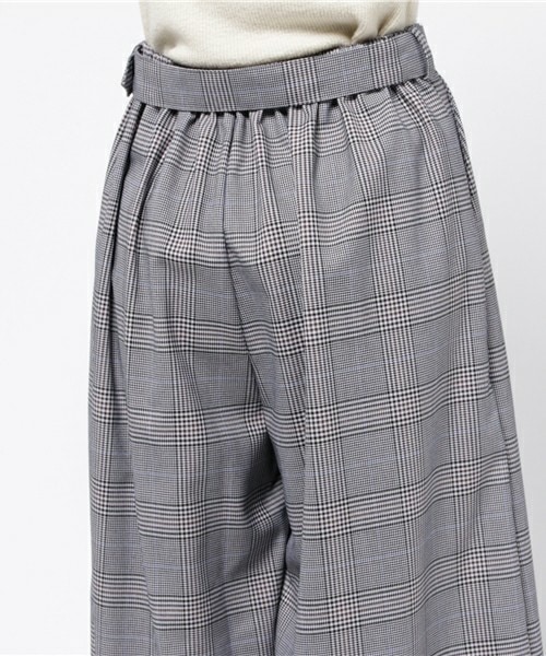 archives（アルシーヴ）の「ベルト付ワイドパンツ（その他パンツ・レディース・チャコールグレー/モカ・MEDIUM）」の7枚目の写真