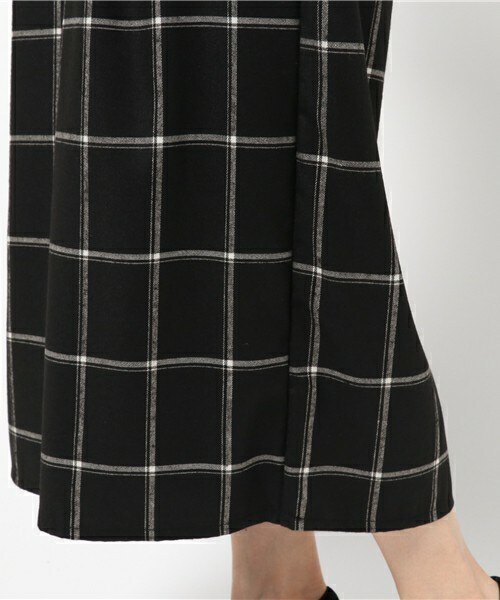 archives（アルシーヴ）の「チェックワイドパンツ（その他パンツ・レディース・ブラック/グレー/ネイビー・MEDIUM）」の10枚目の写真
