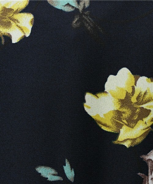 archives（アルシーヴ）の「レトロフラワーキャミマキシワンピース（ワンピース・レディース・ブラック/カーキ/ネイビー・MEDIUM）」の10枚目の写真