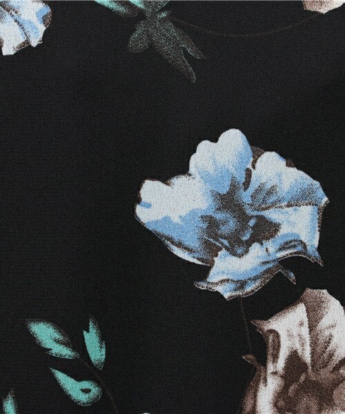 archives（アルシーヴ）の「レトロフラワーキャミマキシワンピース（ワンピース・レディース・ブラック/カーキ/ネイビー・MEDIUM）」の9枚目の写真