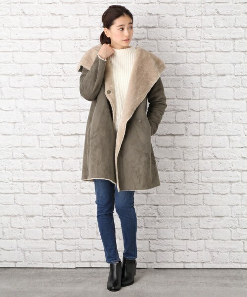 LEPSIM フェイクファームートンコート LEPSIM（レプシィム）の「フェイクファームートンコート（）」 - WEAR