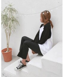 FLYMODEL | ワイドラグランスリーブTシャツ(P0000QHP)(Tシャツ/カットソー)