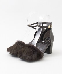 URBAN RESEARCH ROSSO WOMEN | ombre ファーサンダル(シューズ)