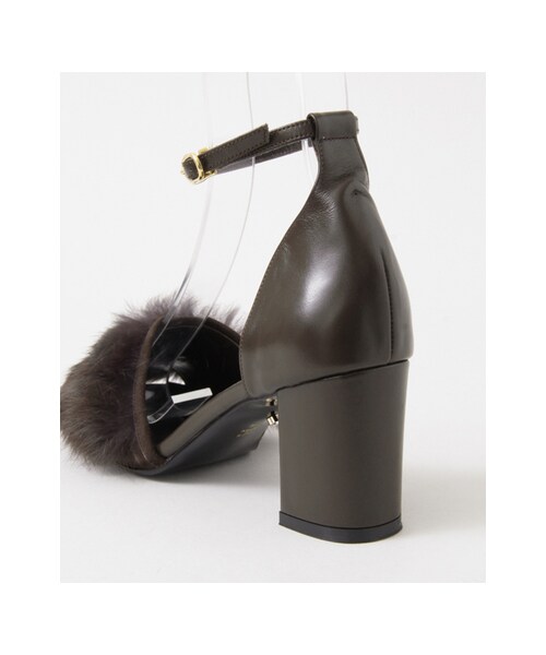 URBAN RESEARCH ROSSO WOMEN（アーバンリサーチ　ロッソ）の「ombre ファーサンダル（シューズ・レディース・BROWN・35.5/36.5/37.5）」の11枚目の写真