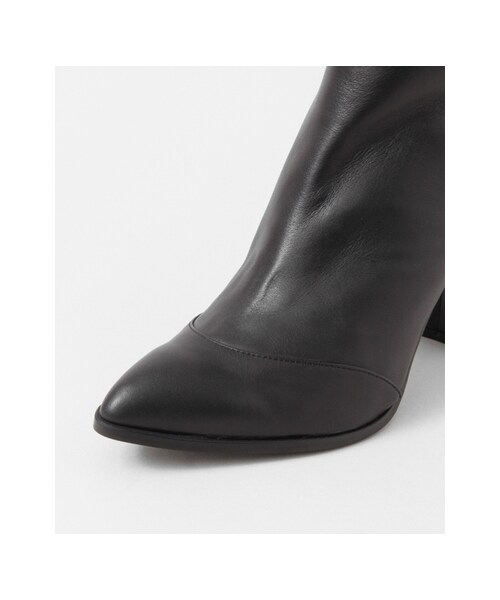 URBAN RESEARCH ROSSO WOMEN(アーバンリサーチ ロッソ)の「ombre バックジップ ショートブーツ(シューズ・レディース・BLACK/G.BEIGE・35.5/36.5/37.5)」の7枚目の写真