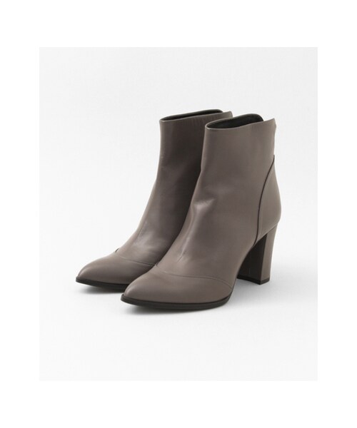 URBAN RESEARCH ROSSO WOMEN(アーバンリサーチ ロッソ)の「ombre バックジップ ショートブーツ(シューズ・レディース・BLACK/G.BEIGE・35.5/36.5/37.5)」の2枚目の写真