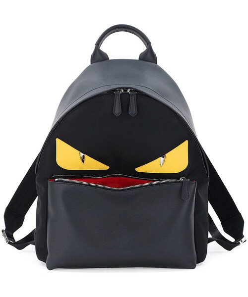 Shop FENDI Unisex Calfskin Street Style Logo Backpacks by AceGlobal | BUYMA