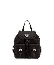 PRADA | Prada Vela Mini Crossbody Backpack Bag, Black (Nero)(バックパック/リュック)