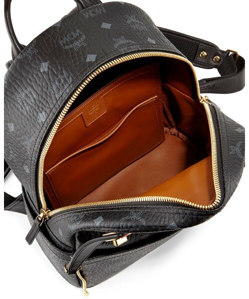 MCM（エムシーエム）の「MCM Dual Stark Small Visetos Backpack w/ Pouch, Black