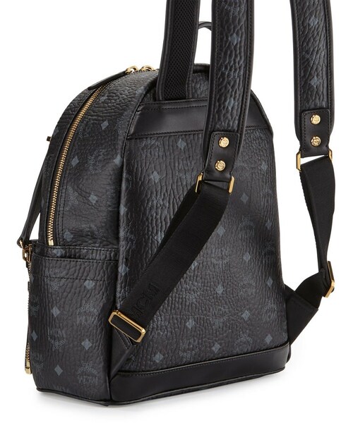 MCM（エムシーエム）の「MCM Dual Stark Small Visetos Backpack w/ Pouch, Black
