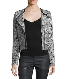 Joie | Joie Pattyn Leopard-Print Moto Jacket(ライダースジャケット)