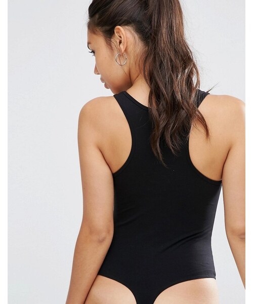 asos(エイソス)の「ASOS Body With V-Neck And Tank Detail(タンクトップ・レディース・Black・US 4/US 0/US 14/US 6/US 8/US 10/US 2)」の3枚目の写真