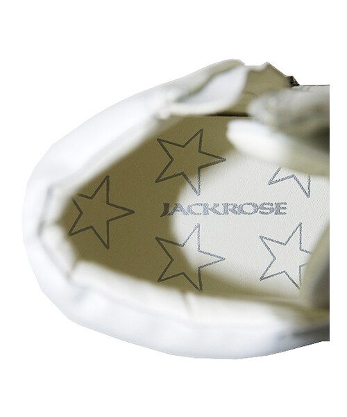 JACKROSE(ジャックローズ)の「【スタイリスト井上氏監修】PUパンチングミッドスニーカー(シューズ・メンズ・ブラック/ブラック×レッド/ホワイト・M/L)」の11枚目の写真